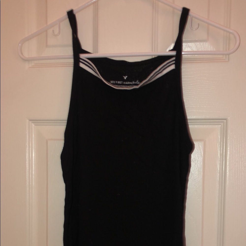 black tank top
